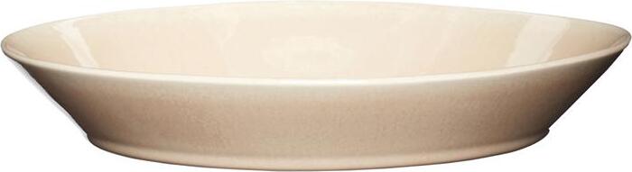 Miska Hübsch 30 cm beżowa ceramiczna