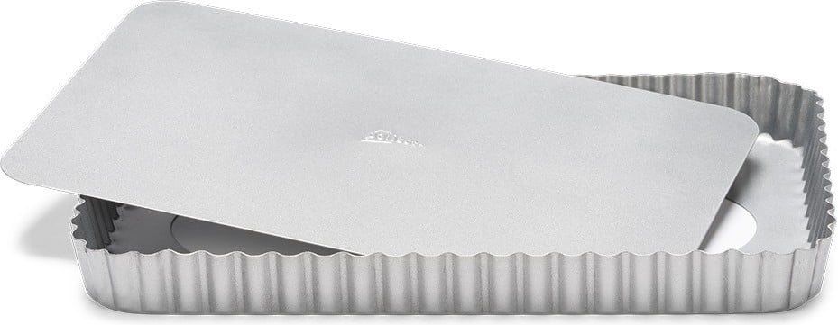 Forma do quiche Silver-Top prostokątna 22 x 32 cm