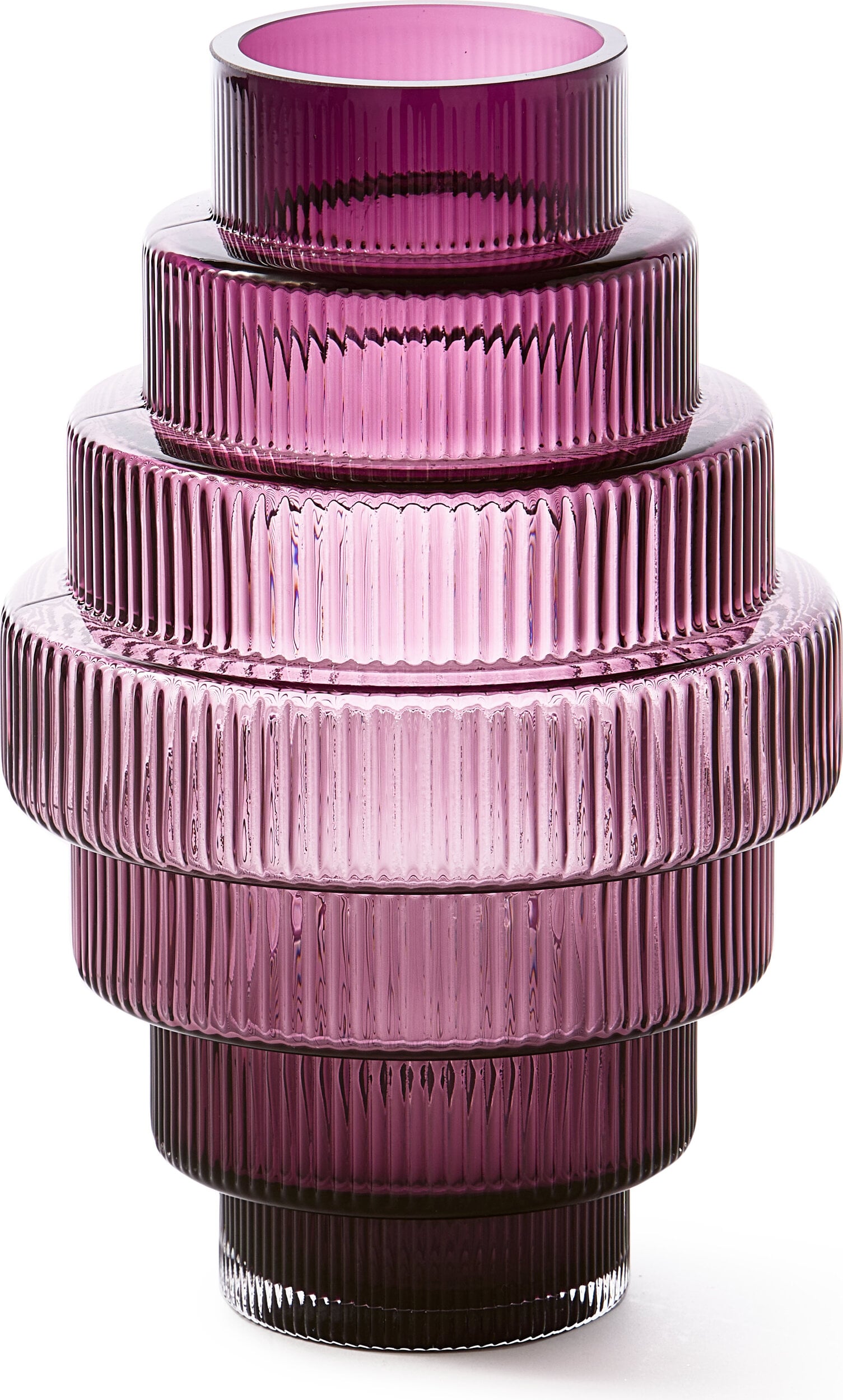 Wazon Steps 30 cm fioletowy
