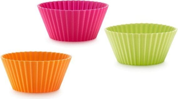 Foremka do muffinek kolorowa 6 szt.