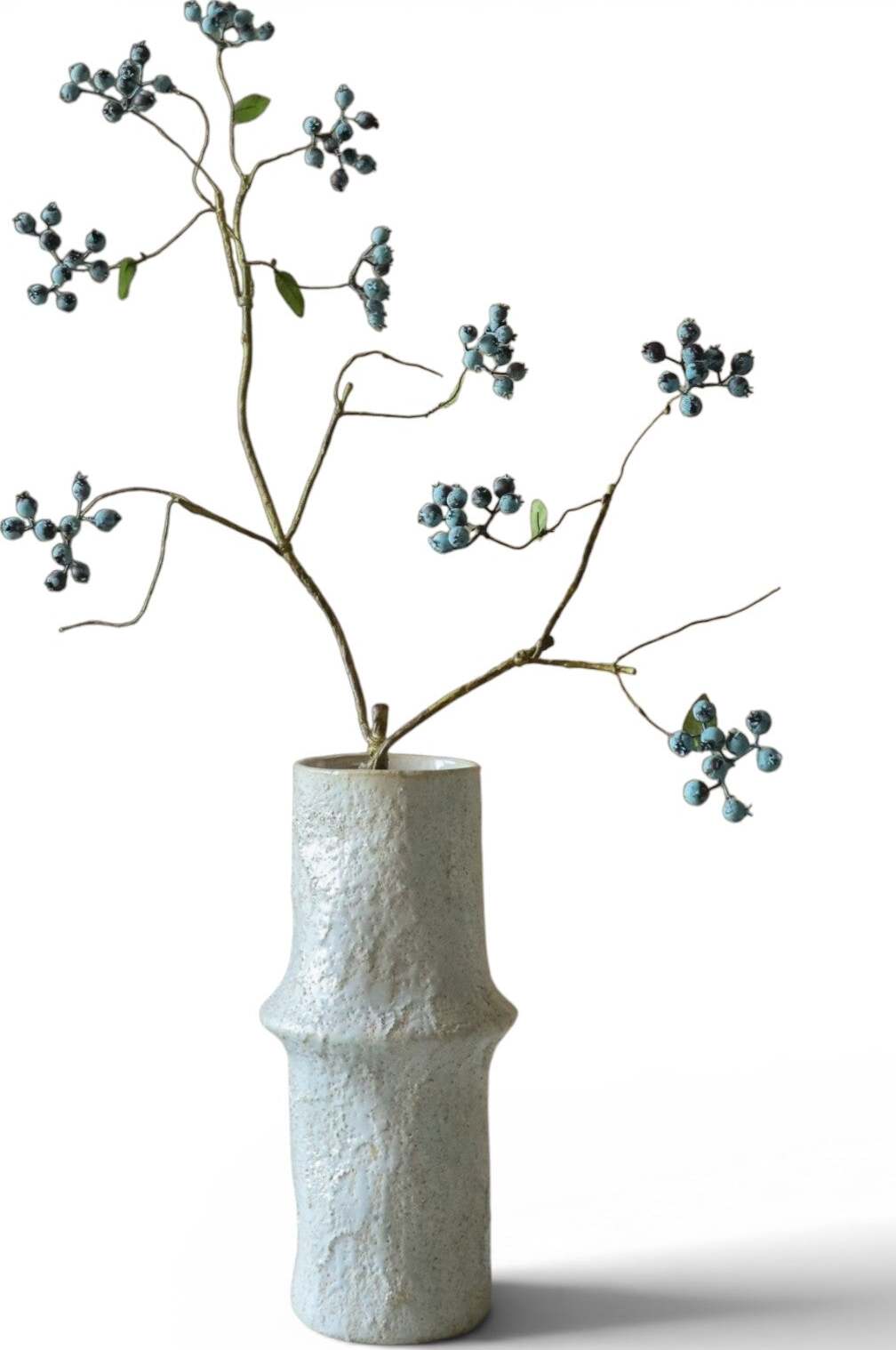 Gałązka sztuczna Botane jagody 80 cm niebieskie