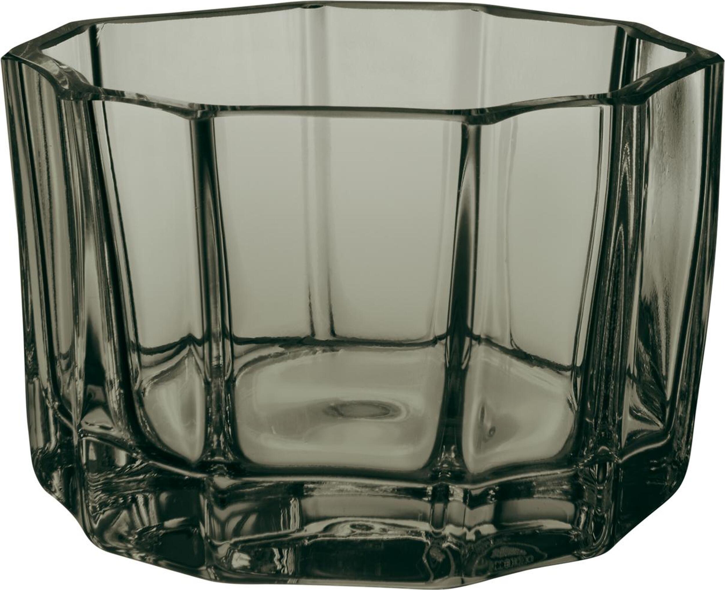 Świecznik na tealighty Reed 4 5 cm ciemnozielony