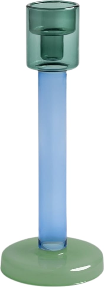 Świecznik Bole 29 cm morski