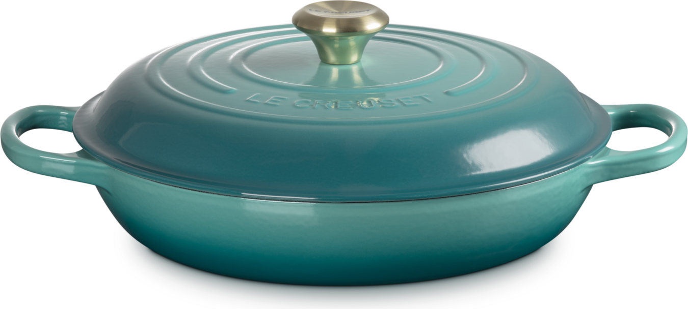 Garnek Gourmet niski 30 cm bleu riviera