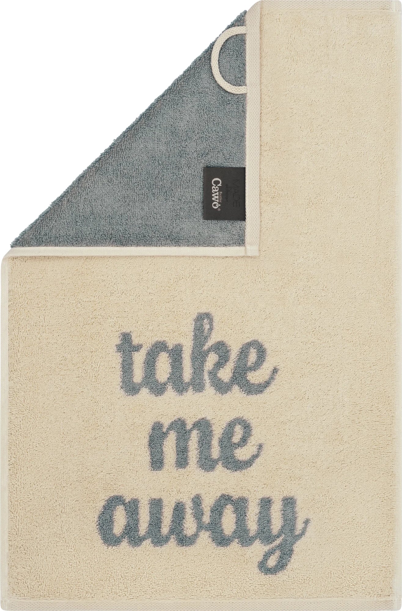 Ręcznik Postcards Take Me Away 30 x 50 cm beżowy
