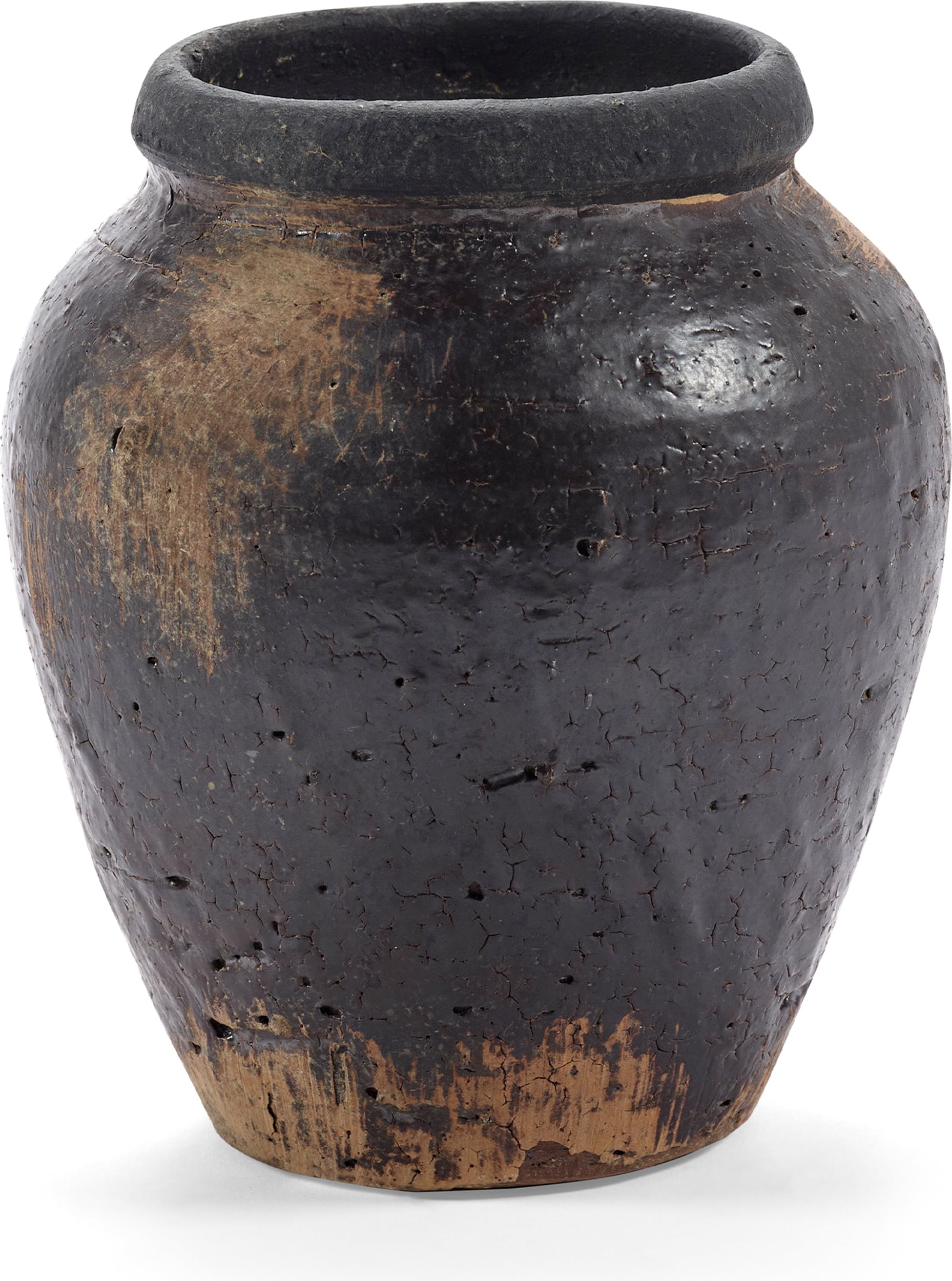 Wazon dekoracyjny Black Ancient 16 5 cm czarny