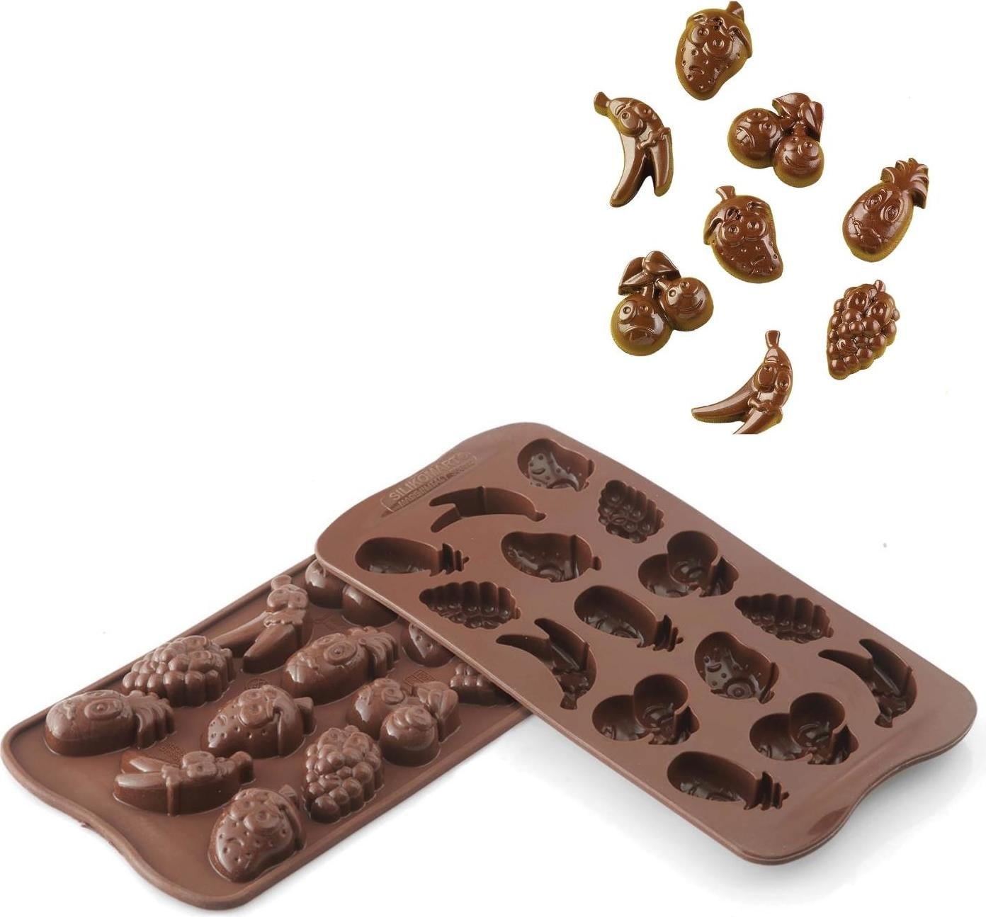 Forma do czekoladek Scg32 Choco Fruits silikonowa