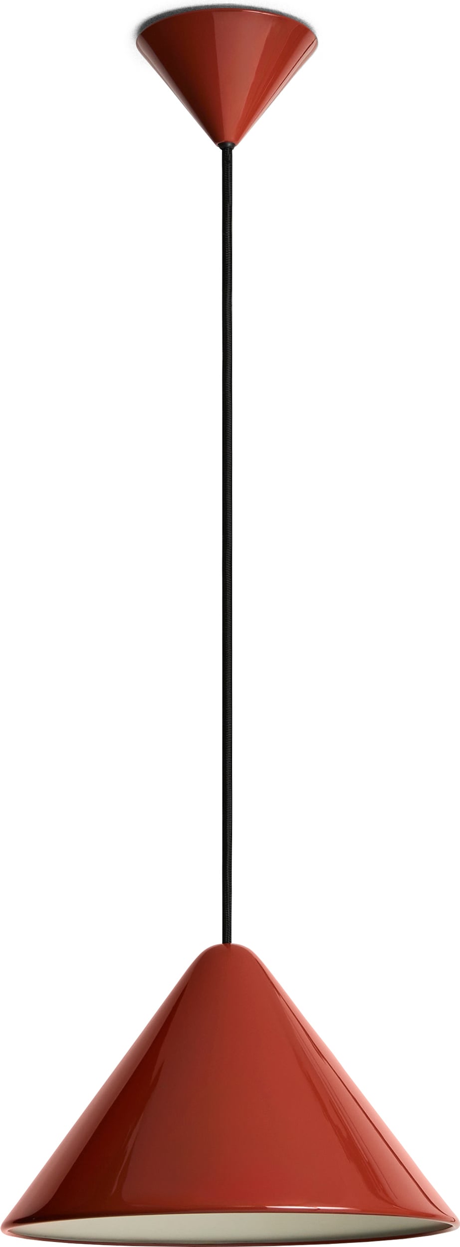 Lampa wisząca Compass 26 cm czerwona