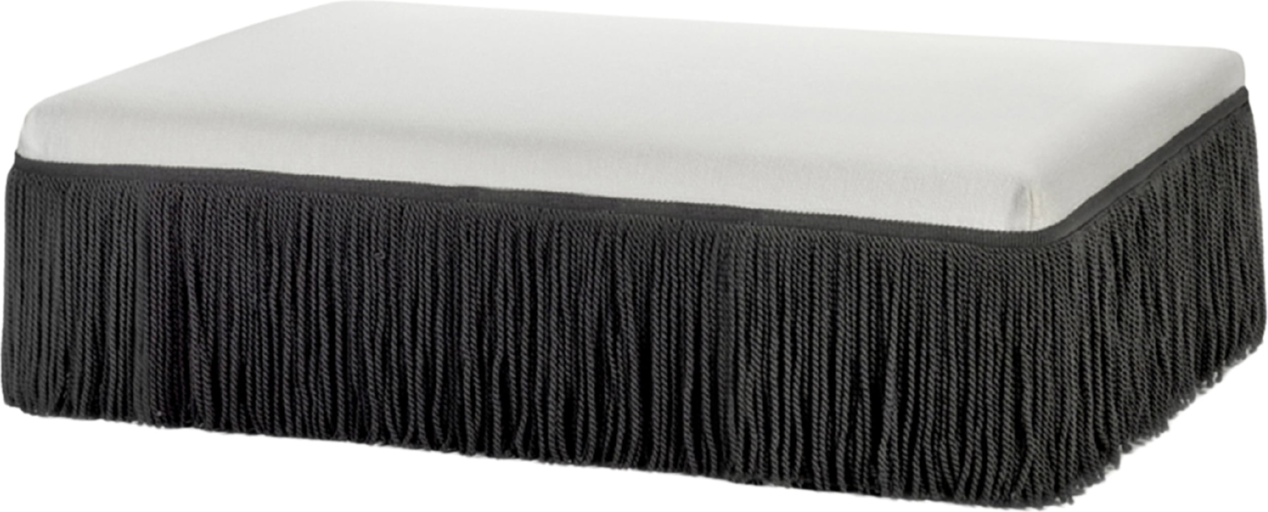 Puf Frin 140 cm biało-czarny