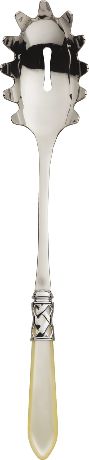 Łyżka do spaghetti Aladdin 31 cm perłowo-stalowa