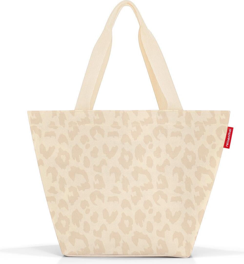 Torba Shopper w cętki M beżowa z recyklingu