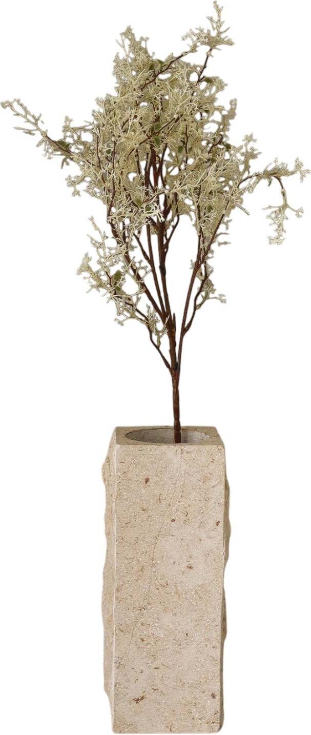 Gałązka sztuczna Botane perukowiec 90 cm biały