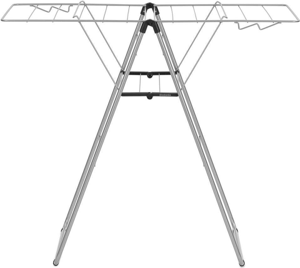 Suszarka do ubrań Hangon 108 cm metaliczna szara