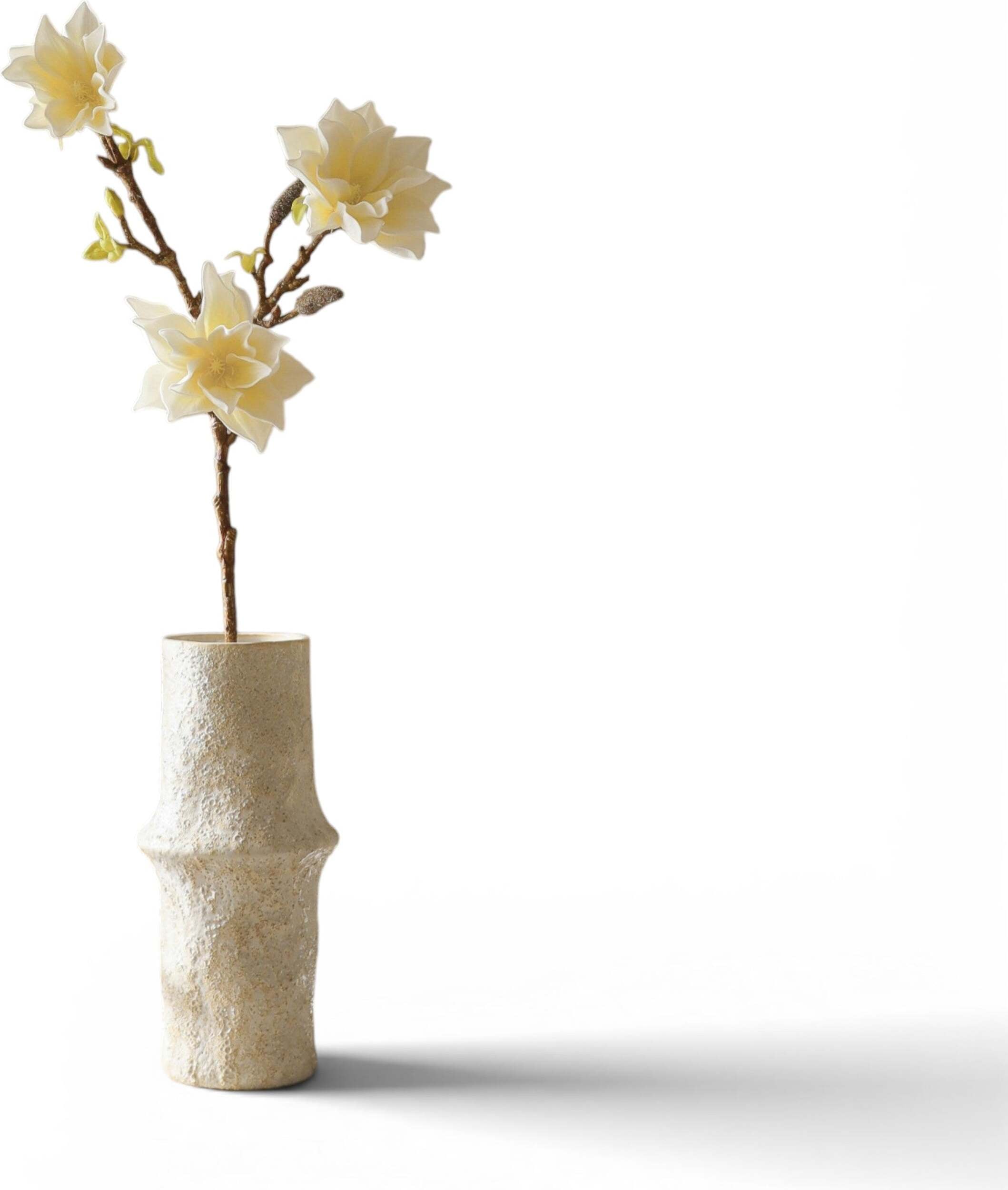 Gałązka sztuczna Botane magnolia 76 cm biała