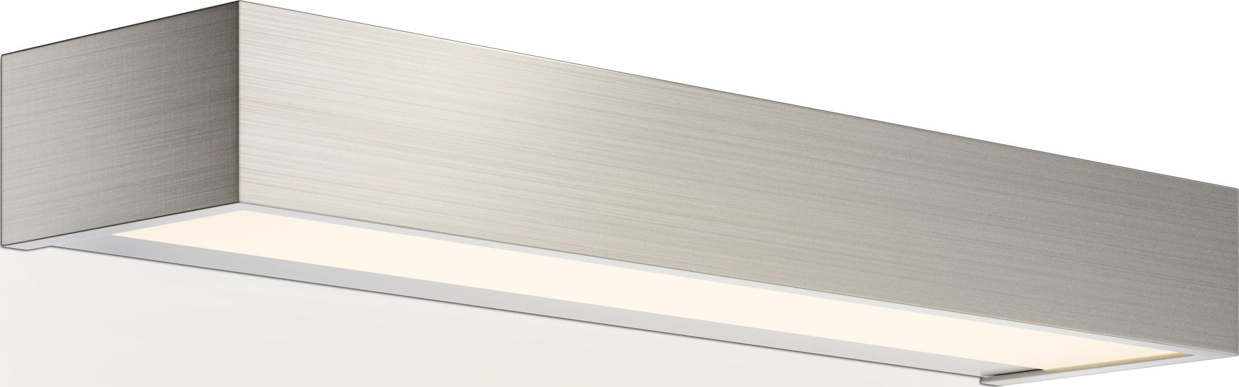 Lampa ścienna Box LED 40 cm nikiel