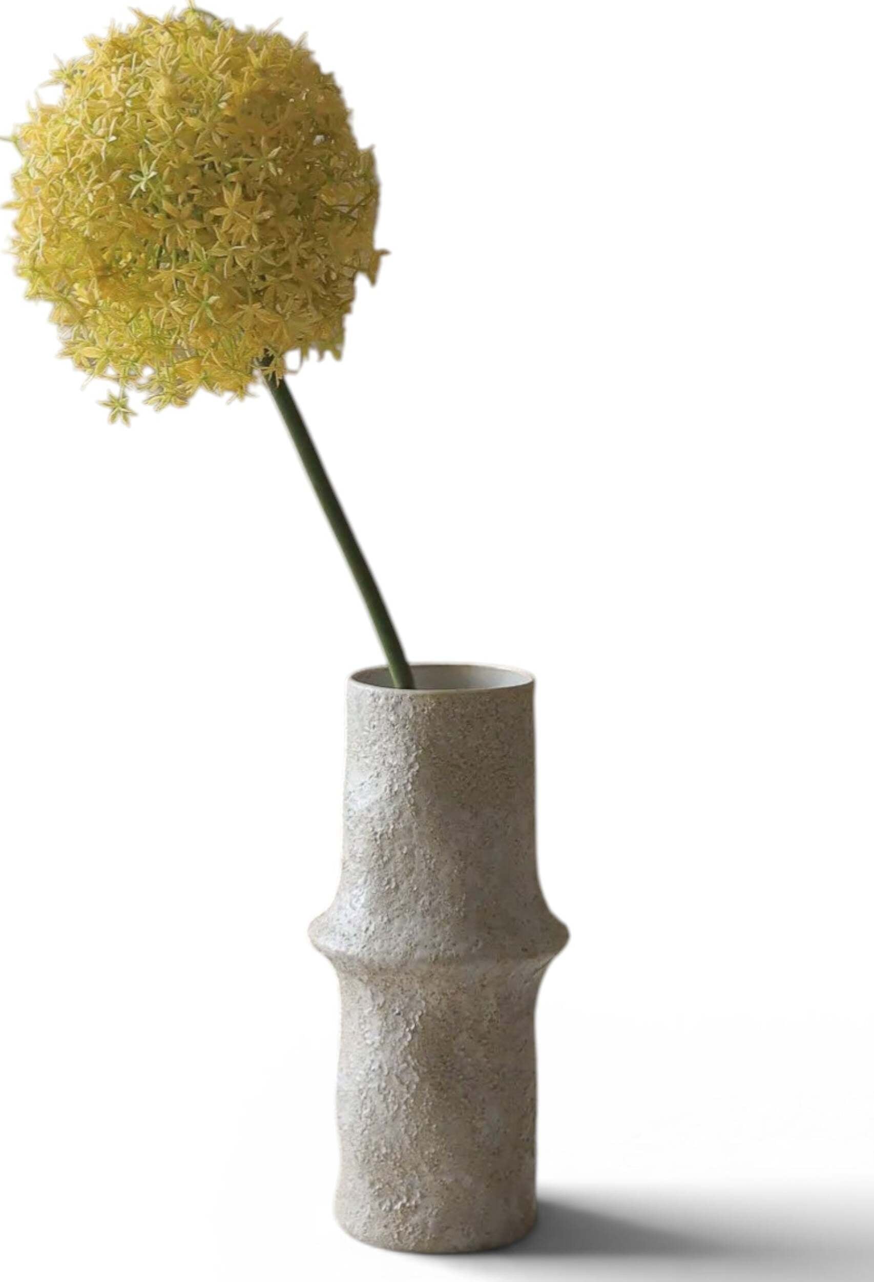 Kwiat sztuczny Botane czosnek ozdobny 92 cm żółty
