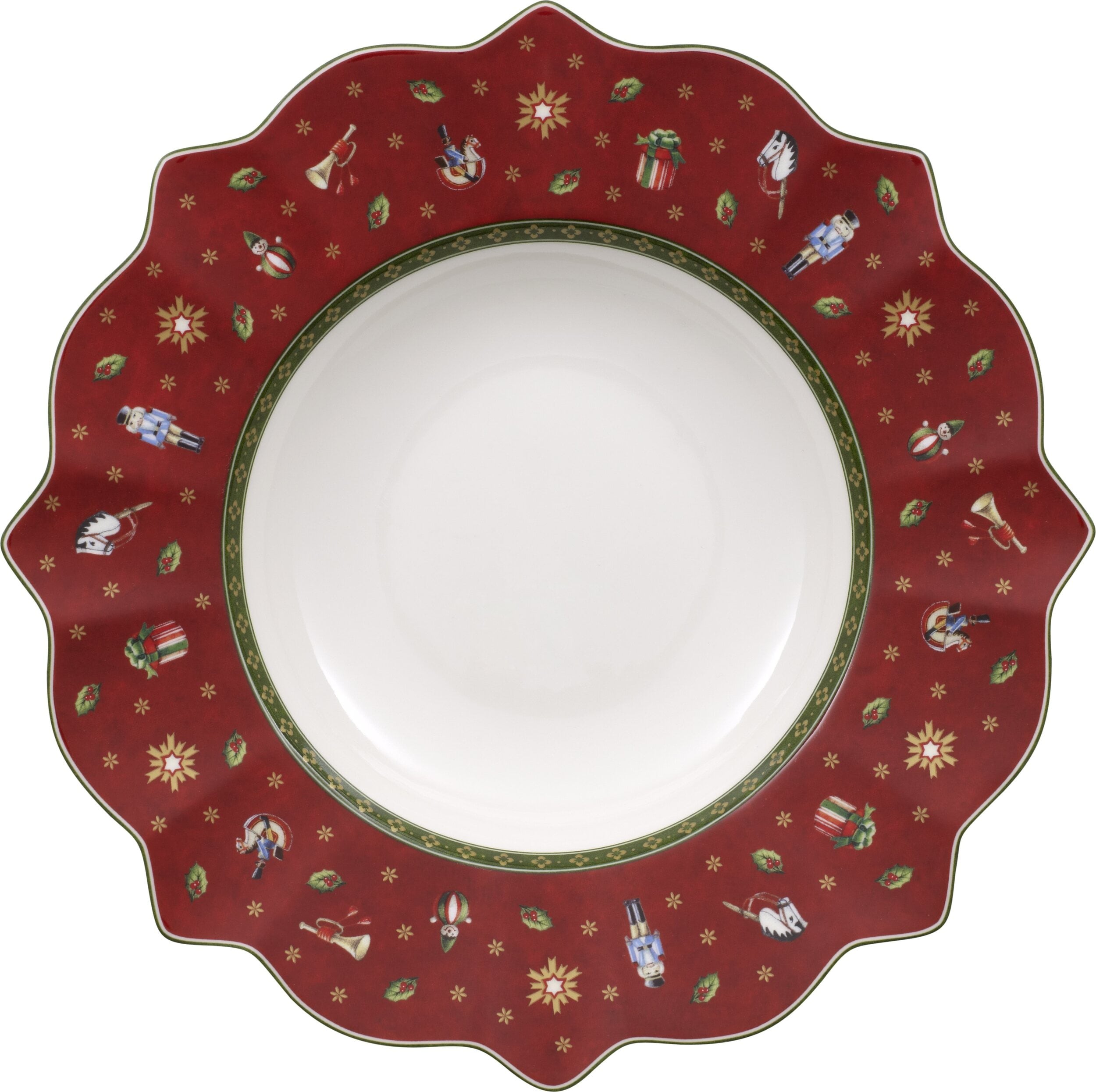 Talerz głęboki Toy's Delight 26 cm czerwony