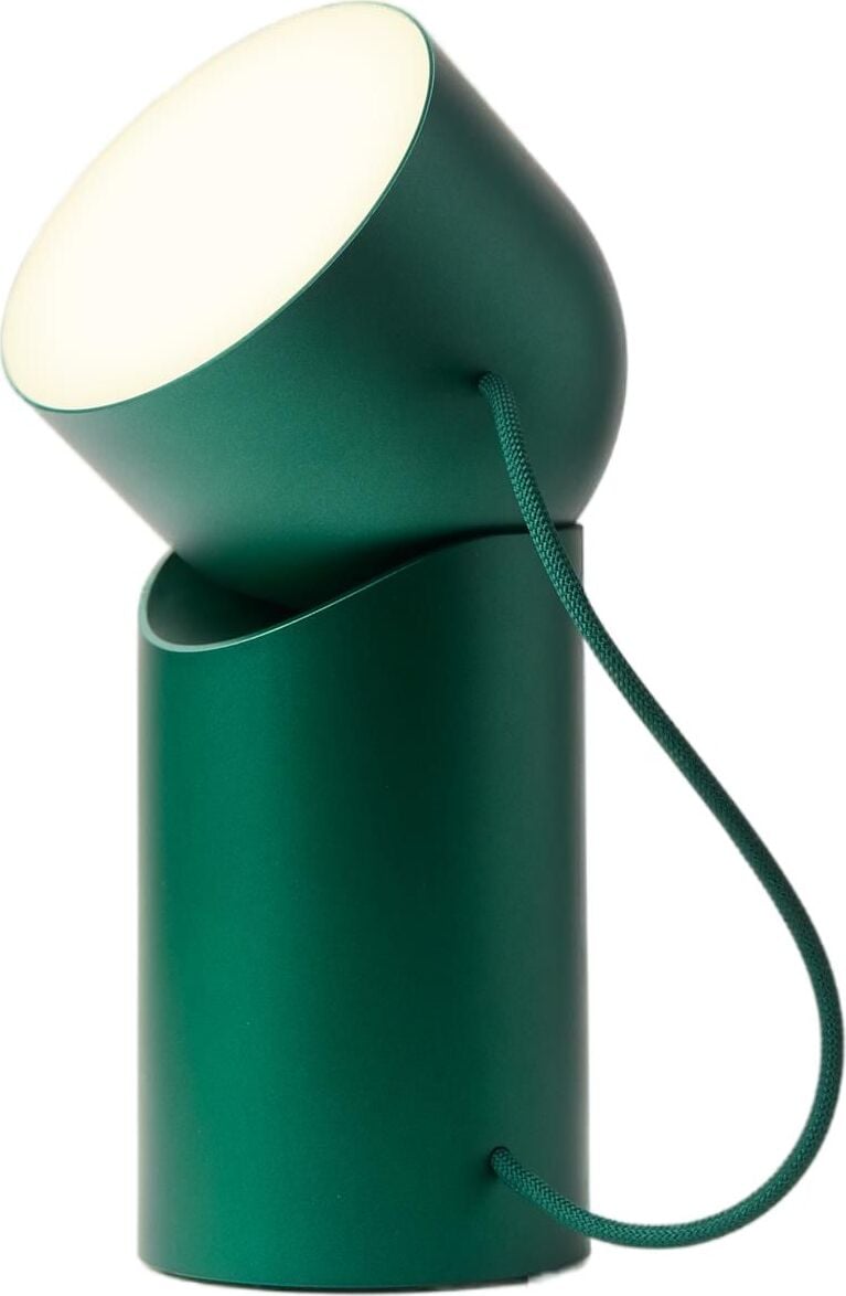 Lampa bezprzewodowa Orbe ciemnozielona