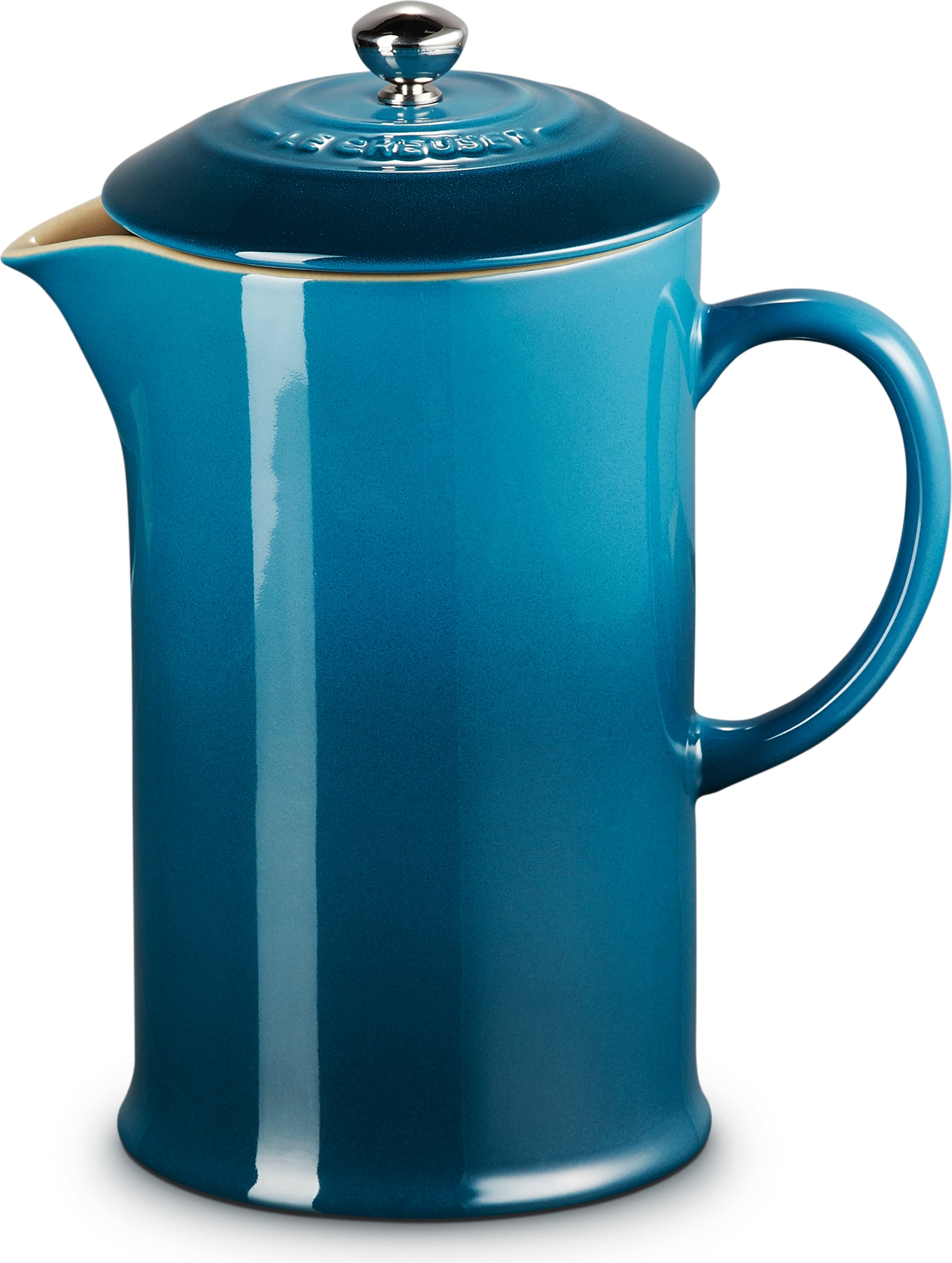 Zaparzacz tłokowy do kawy Le Creuset 1 l morski