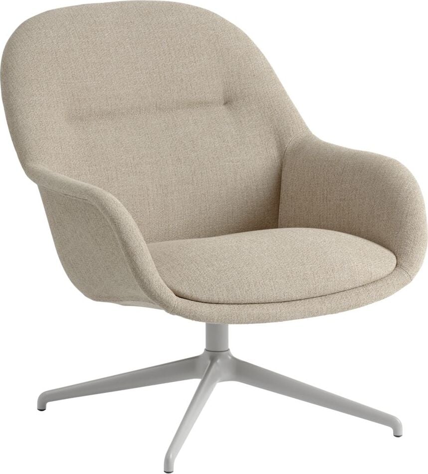 Fotel obrotowy Fiber Lounge beżowy