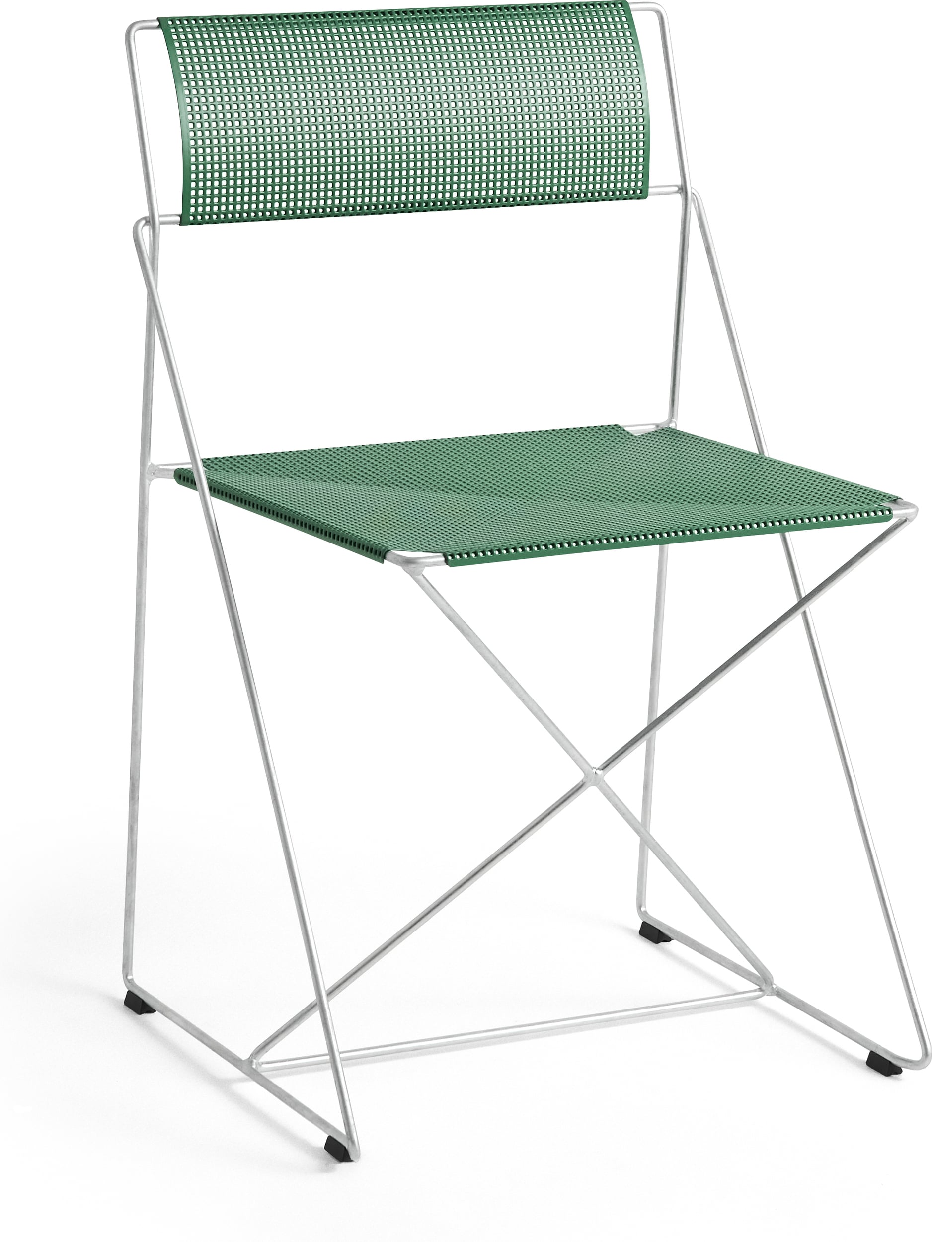 Krzesło ogrodowe X-Line Hot Galvanised Base 2.0 zielony