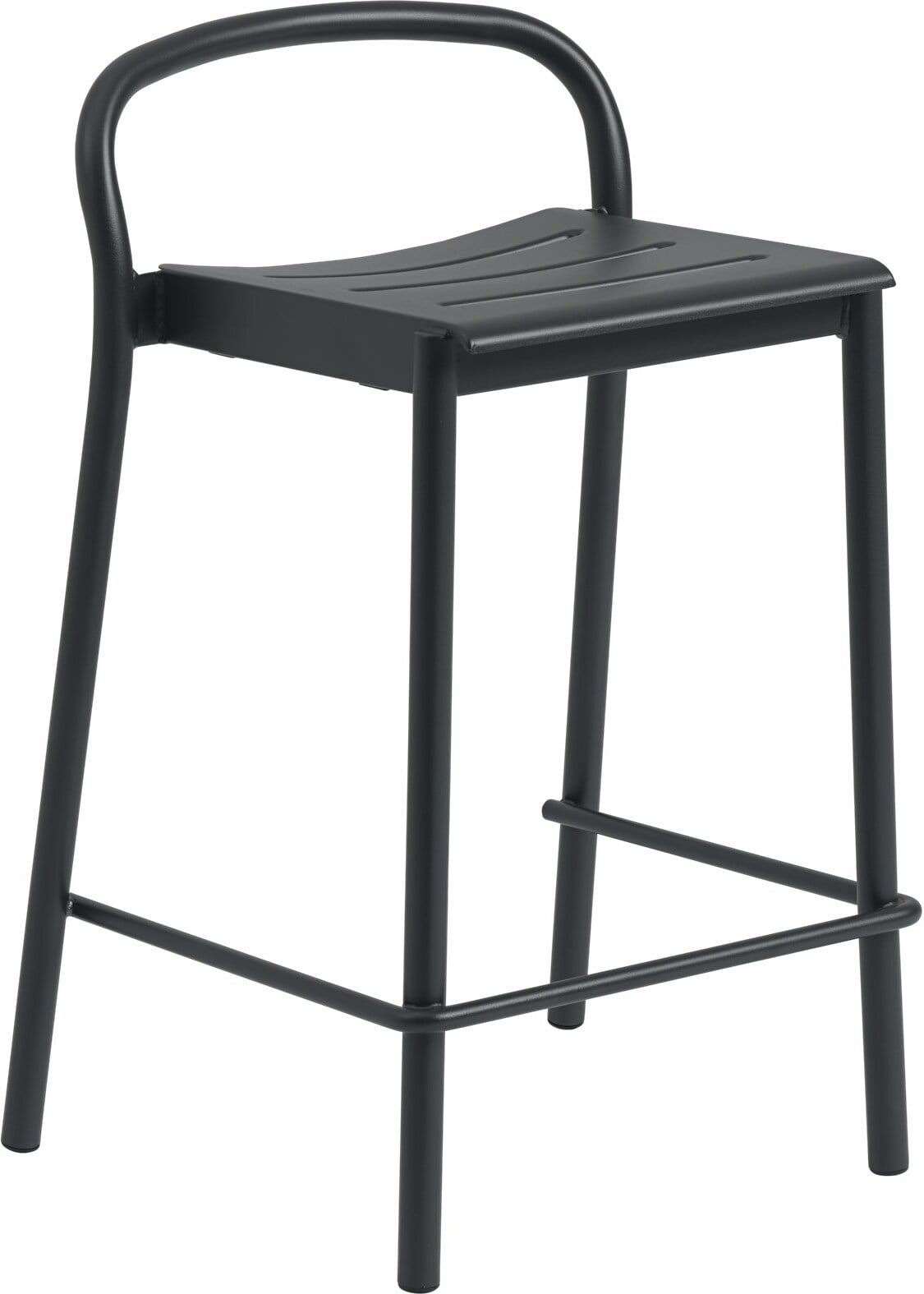 Stołek Linear 65 cm czarny