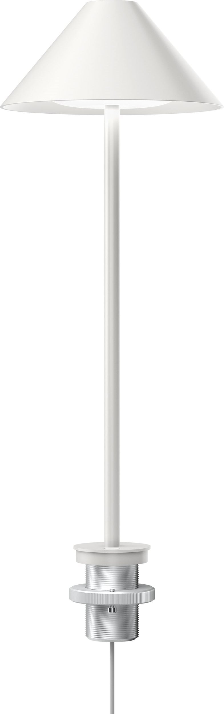 Lampa stołowa Keglen LED 2700-2000K D2W biała z mocowaniem do blatu