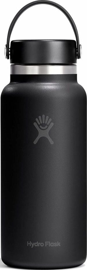 Butelka termiczna z szerokim ustnikiem Hydro Flask 946 ml Black