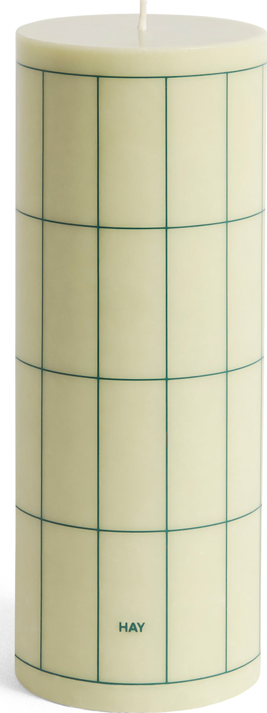 Świeca Column 25 cm jasnozielona
