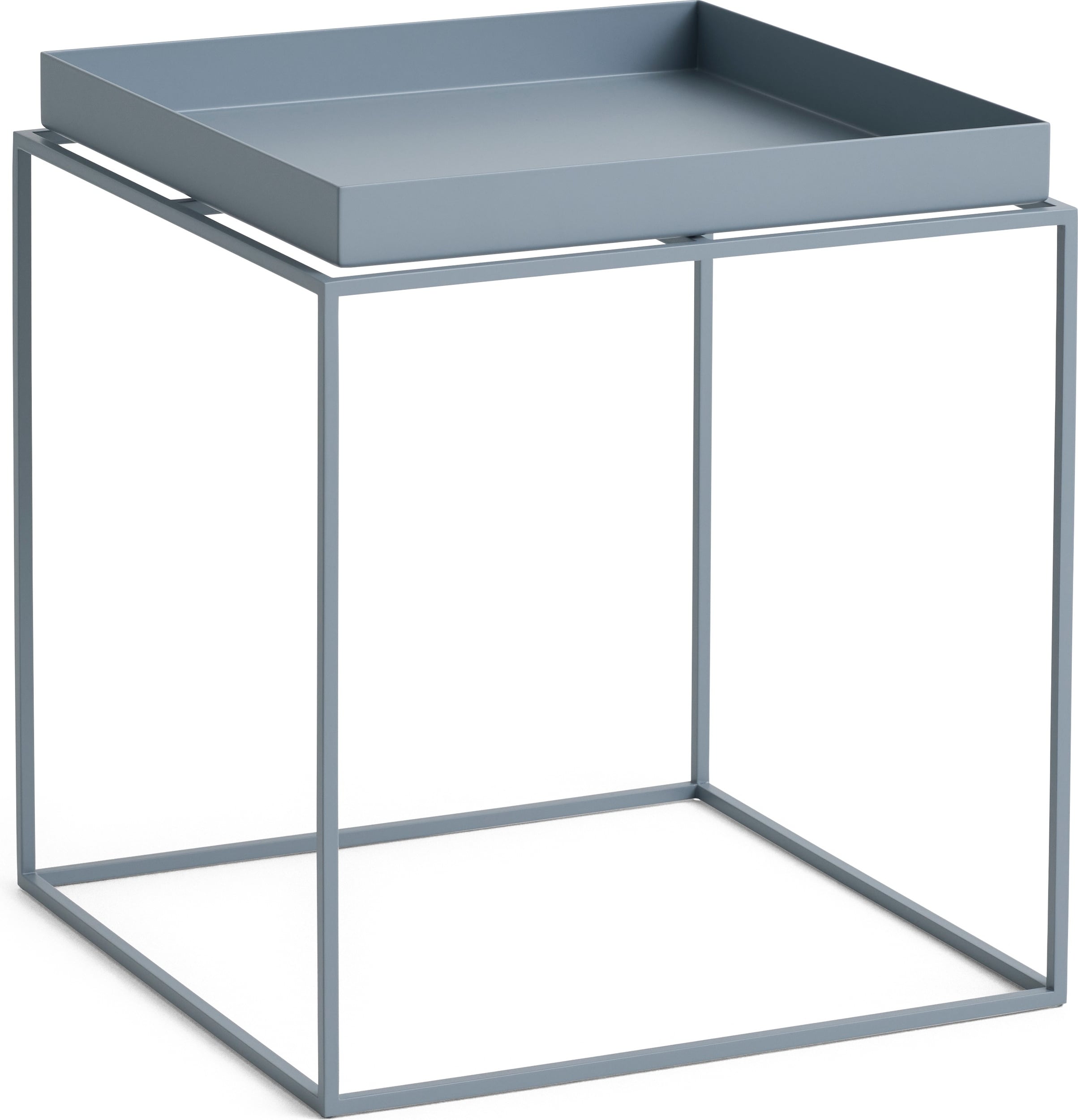 Stolik kawowy Tray 40 x 40 x 44 cm błękitny