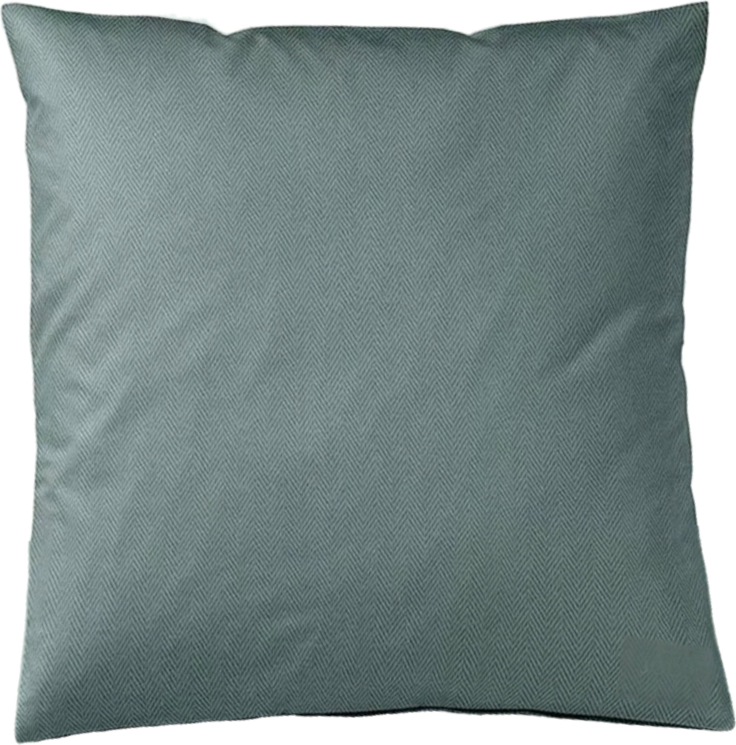 Poszewka na poduszkę Herringbone 80 x 80 cm Emerald z bawełny satynowej