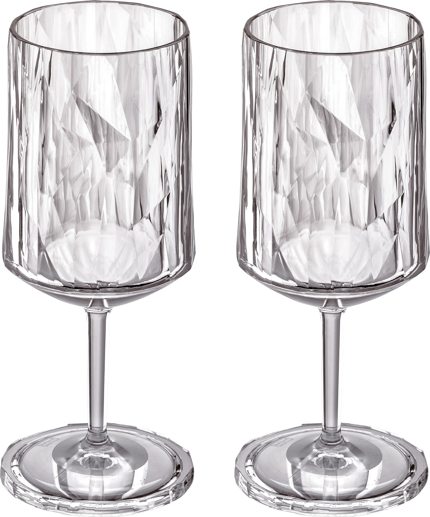 Kieliszki do wina z tworzywa Club No. 4 Tritan 300 ml jasnoszare 2 szt.