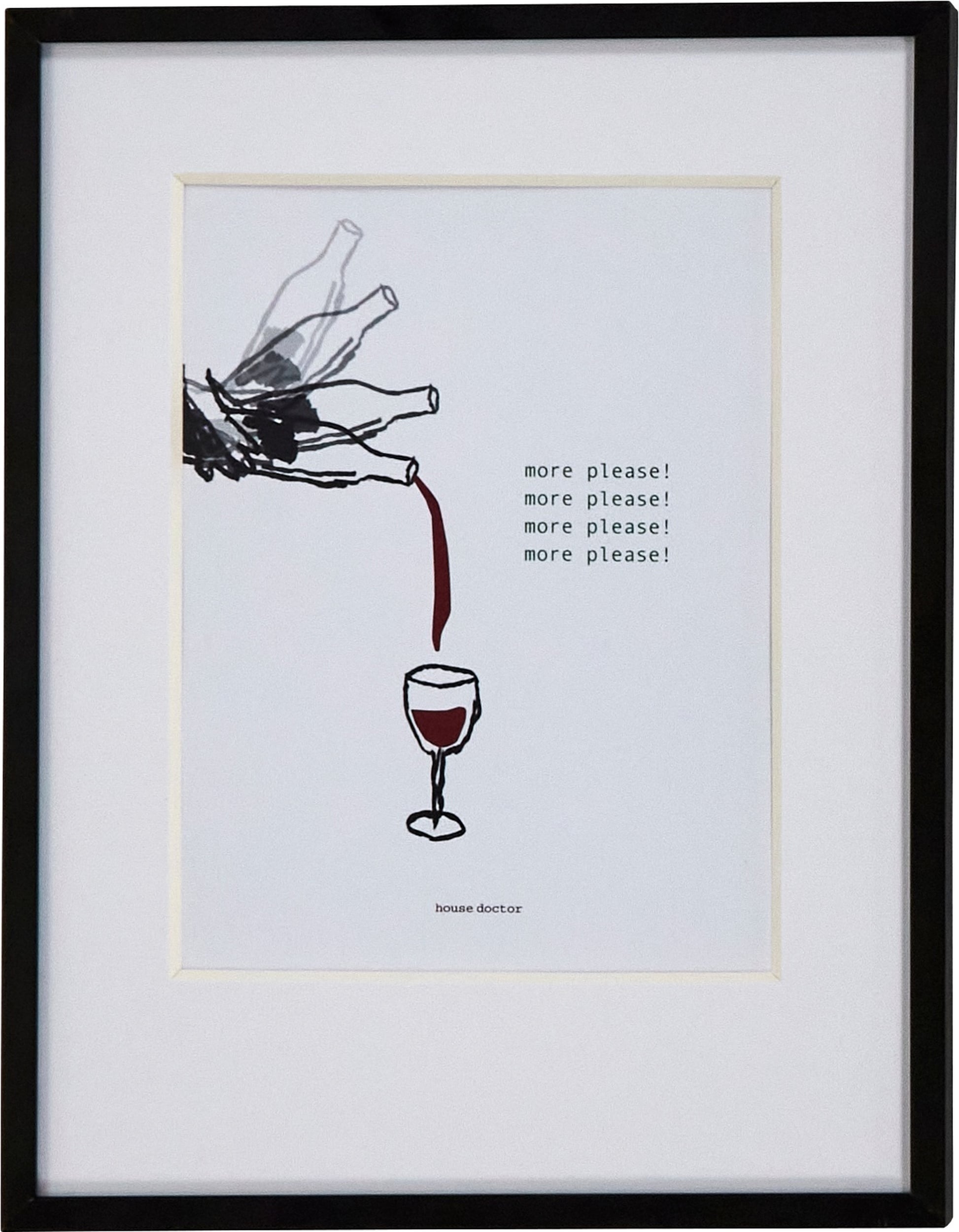 Obraz w ramie Wine 23 x 30 cm