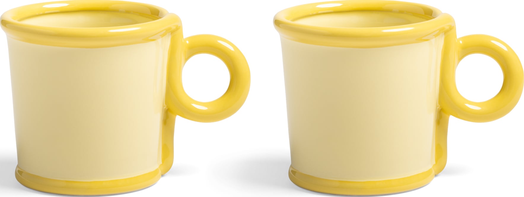 Kubki Loop 300 ml żółte 2 szt.