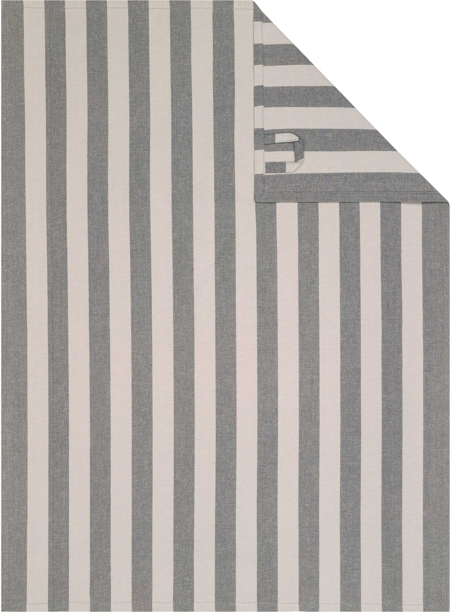 Ścierka kuchenna Prints & Stripes w paski platynowo-szara