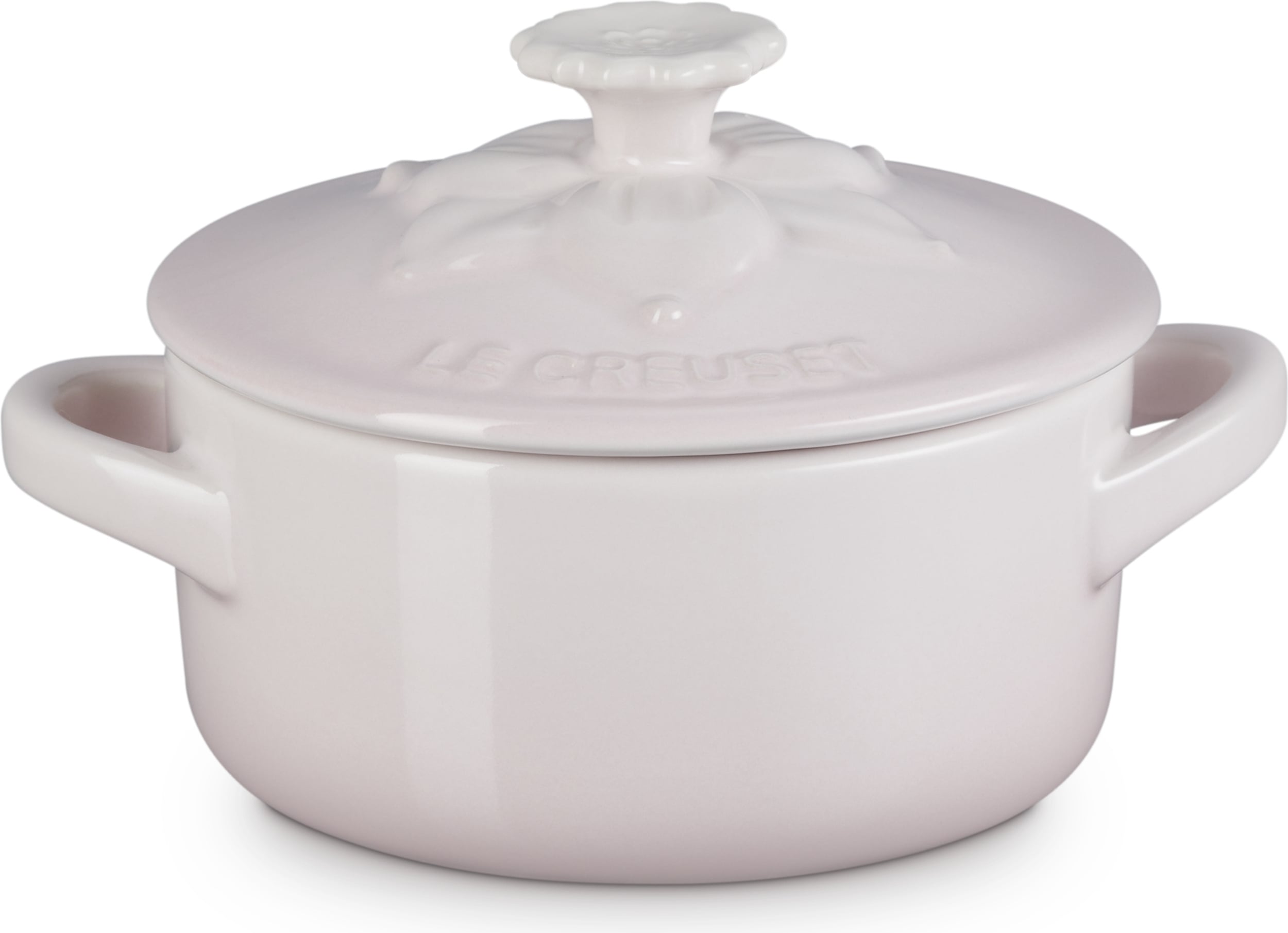 Naczynie do zapiekania i serwowania Mini Cocotte Jardin 250 ml jasnoróżowe