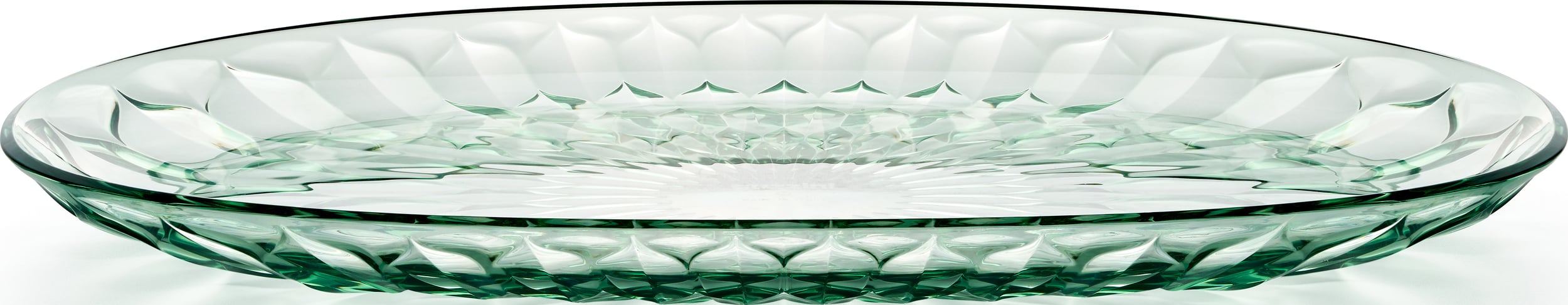 Taca do serwowania Vanity owalna 45 cm zielona