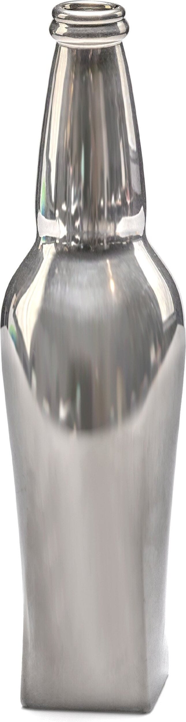 Wazon szklany Josephine 26 cm srebrny