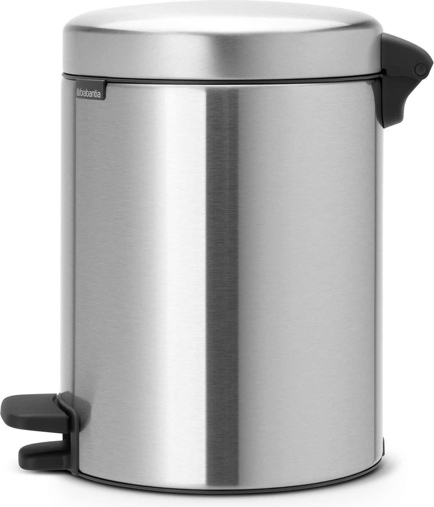 Kosz na śmieci pedałowy NewIcon 5l stal matowa FPP