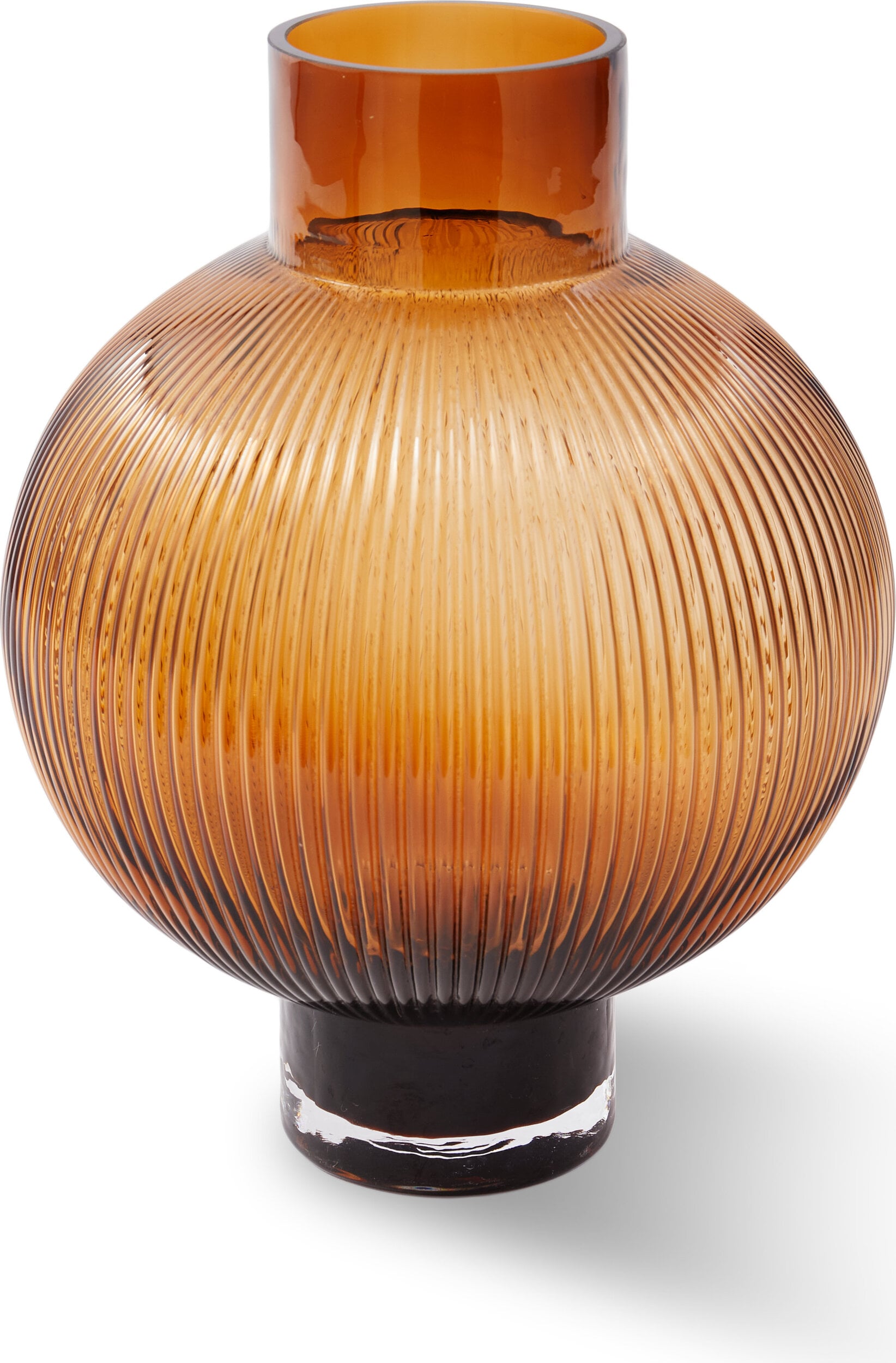 Wazon szklany Hot Air Balloon 30 cm brązowy