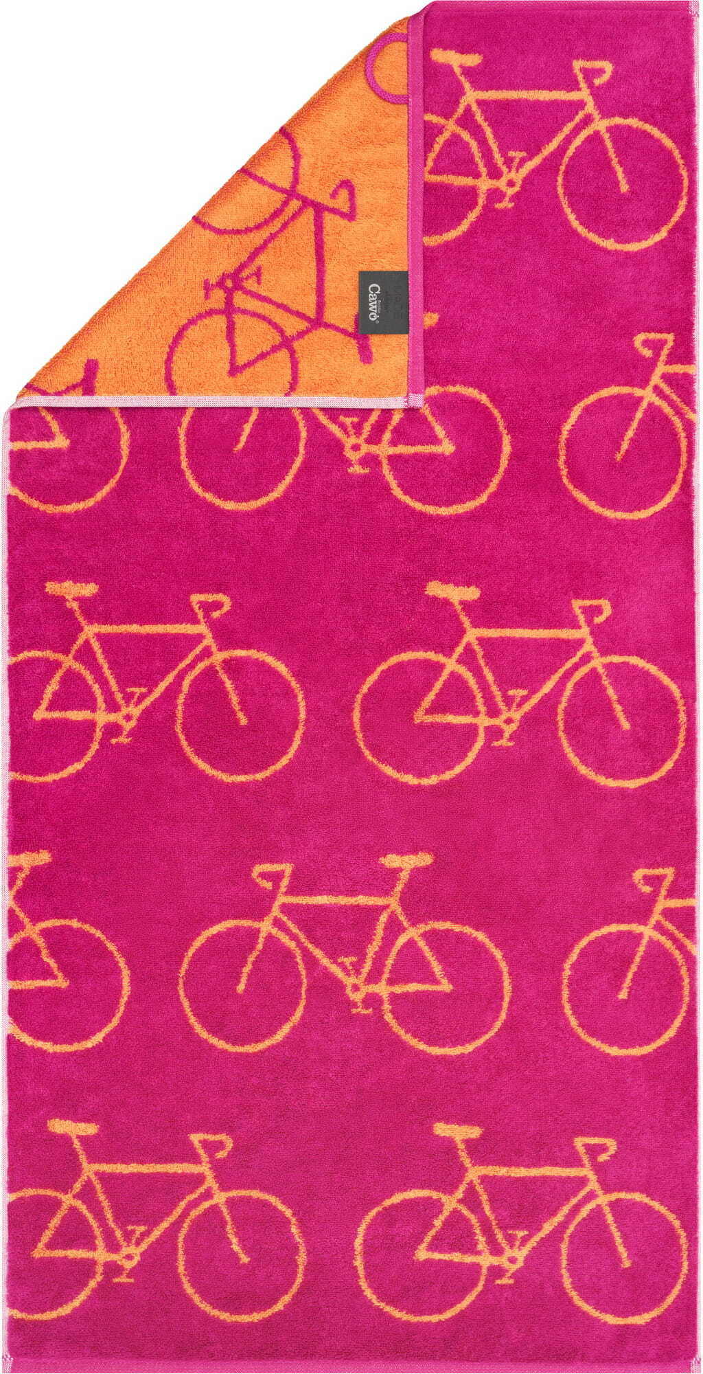 Ręcznik do rąk Velo w rowery allover 50 x 100 cm różowy