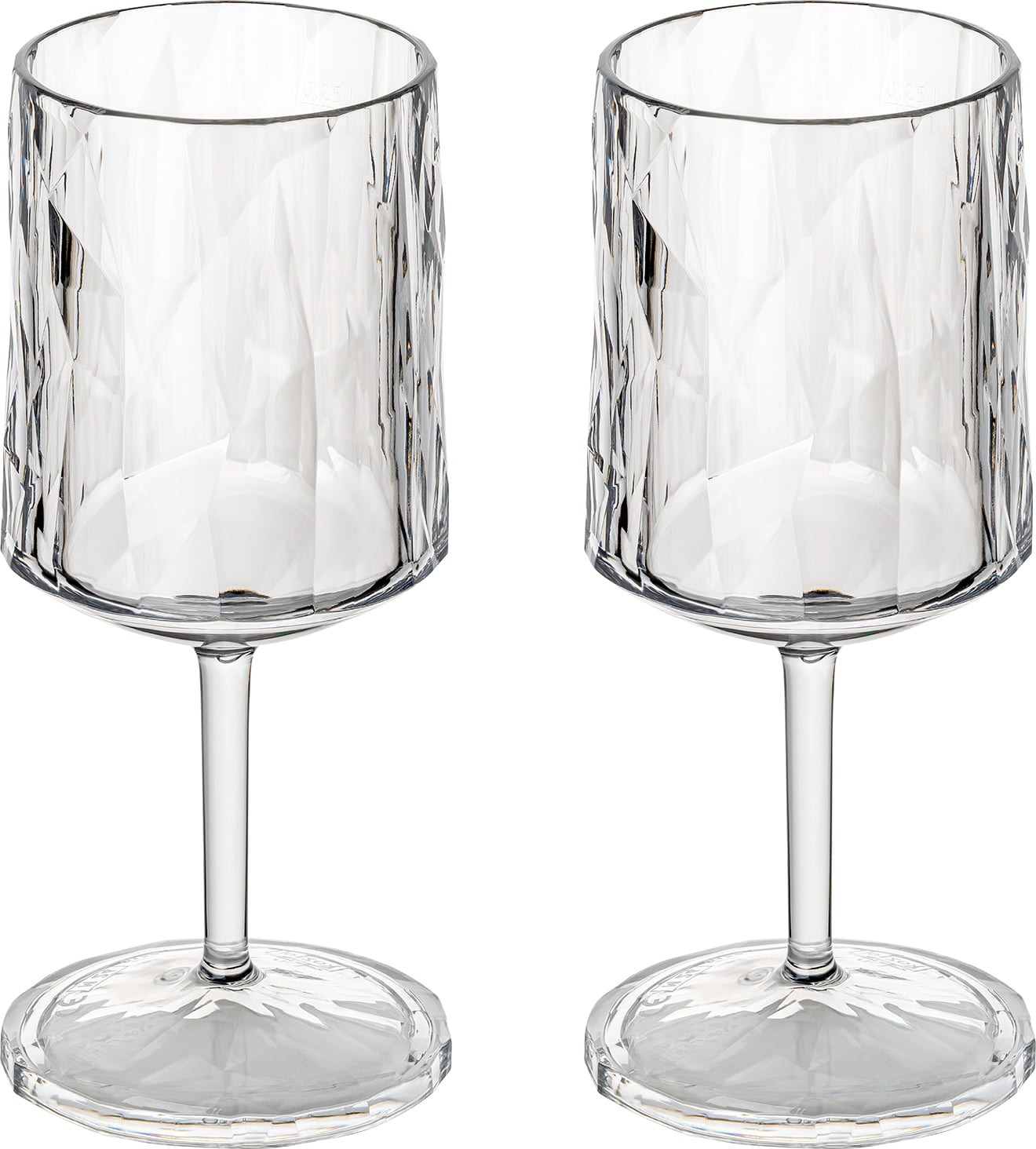 Kieliszki do wina z tworzywa Club No. 21 Tritan 250 ml przezroczyste 2 szt.