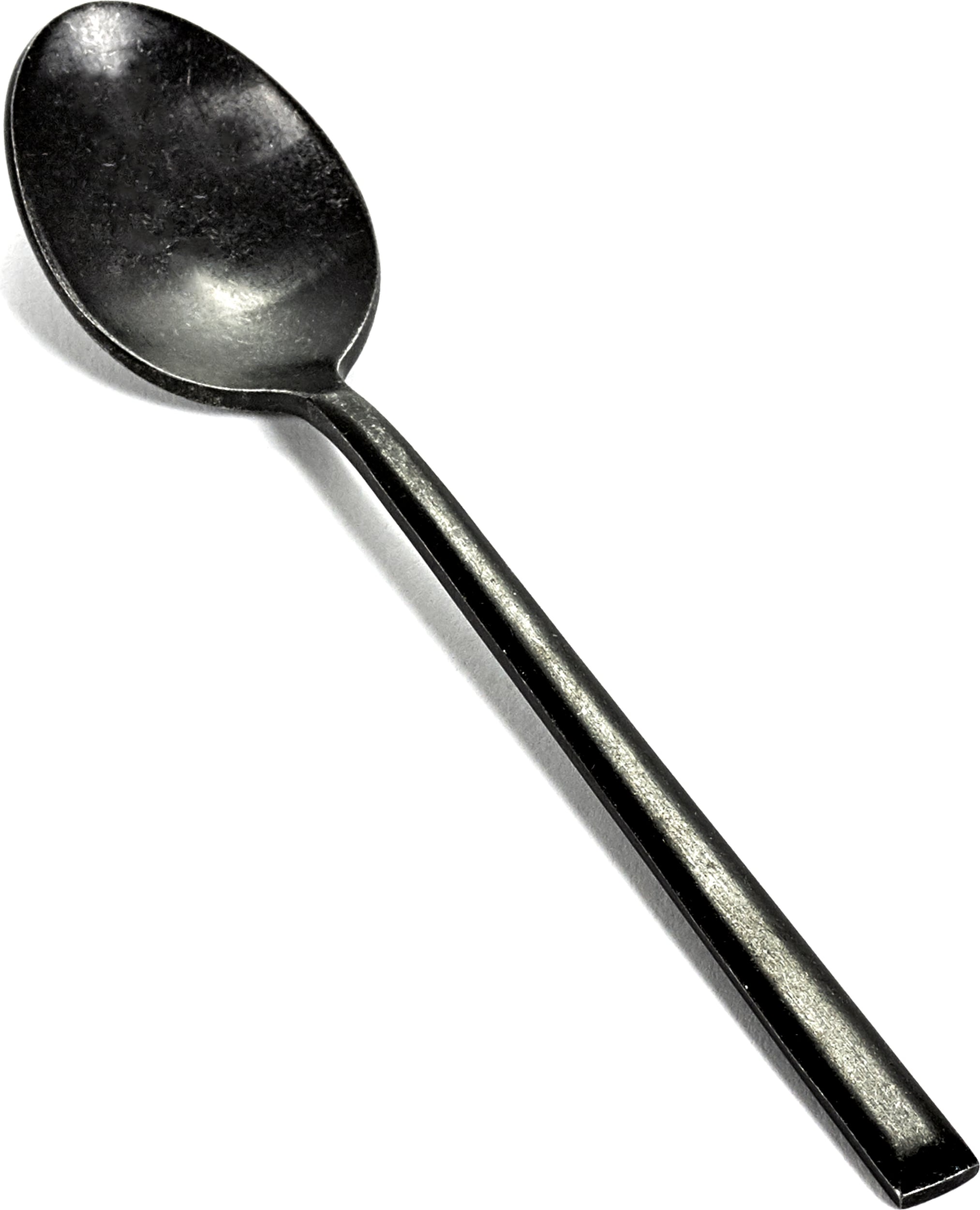 Łyżeczki do espresso Pure czarne 6 szt.