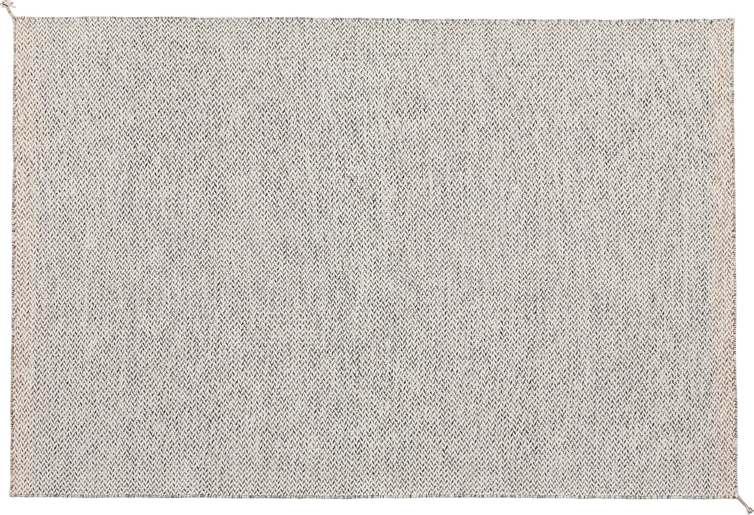 Dywan Ply 170 x 240 cm czarno-biały z recyklingu