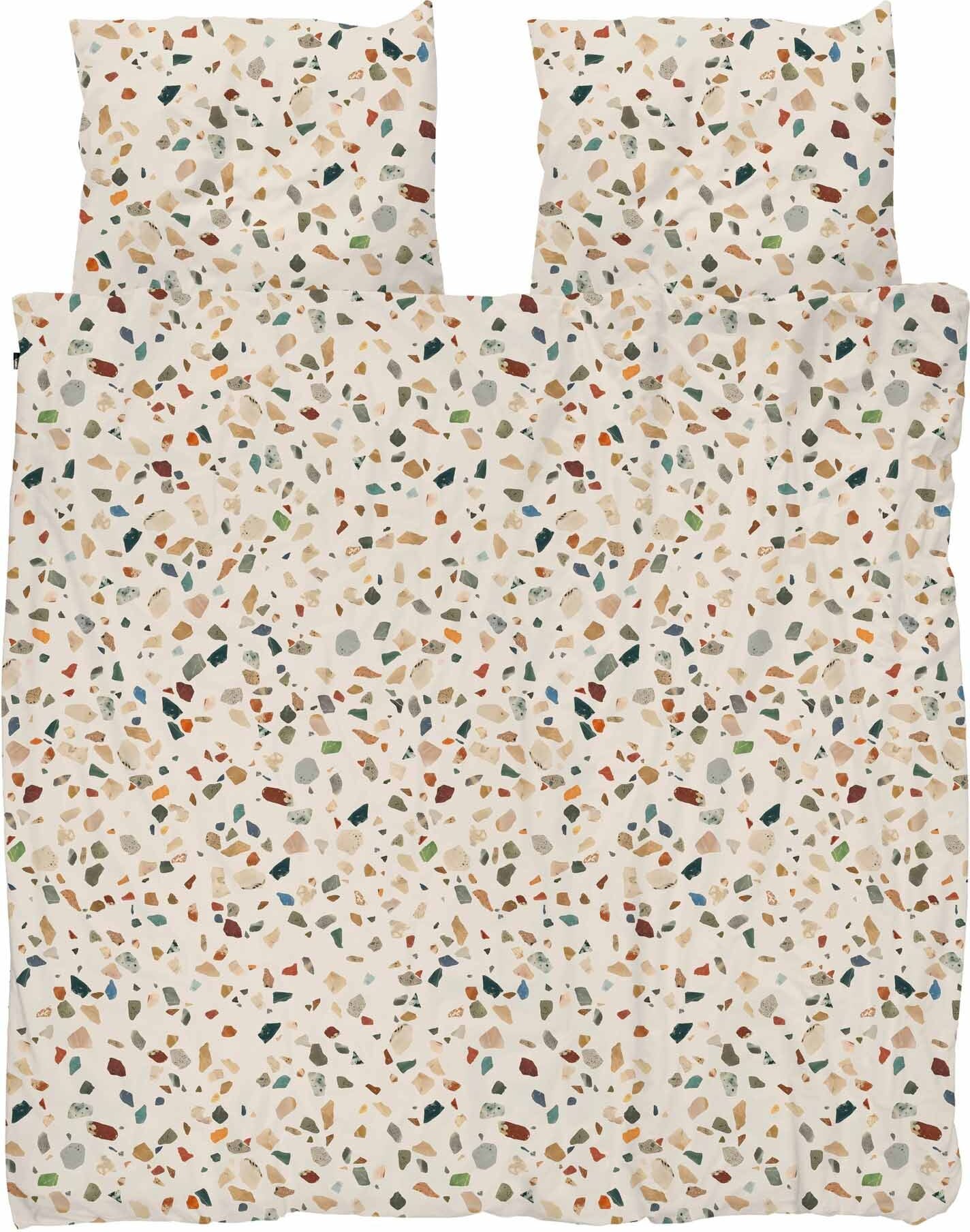 Pościel Terrazzo 240 x 220 cm z 2 poszewkami na poduszki 60 x 70 cm