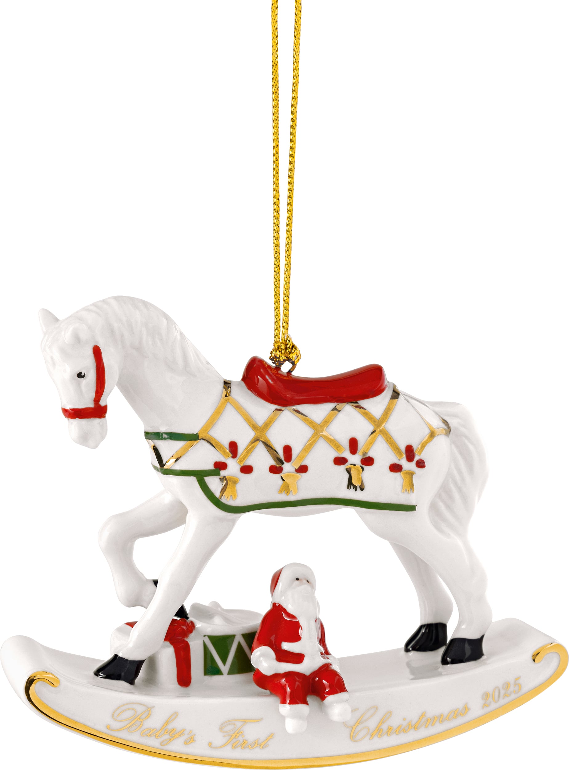 Ozdoba choinkowa Christmas Classics 2025 konik na biegunach