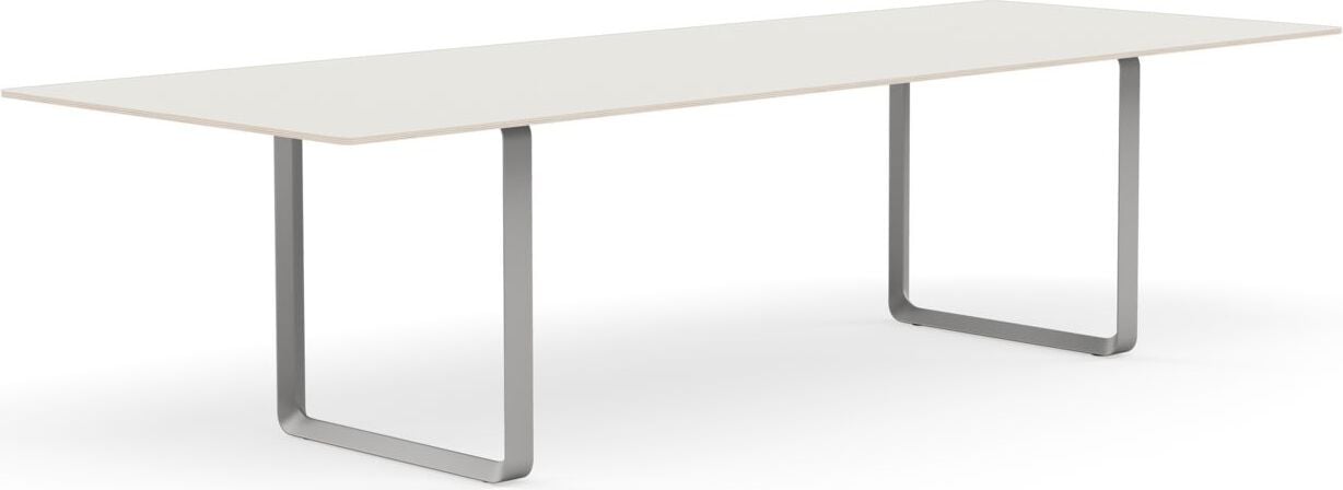 Stół Muuto 295 x 108 cm biały nogi szare