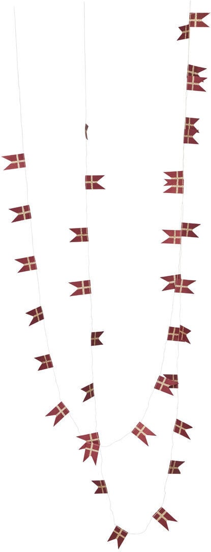 Girlanda Flags 500 cm czerwona