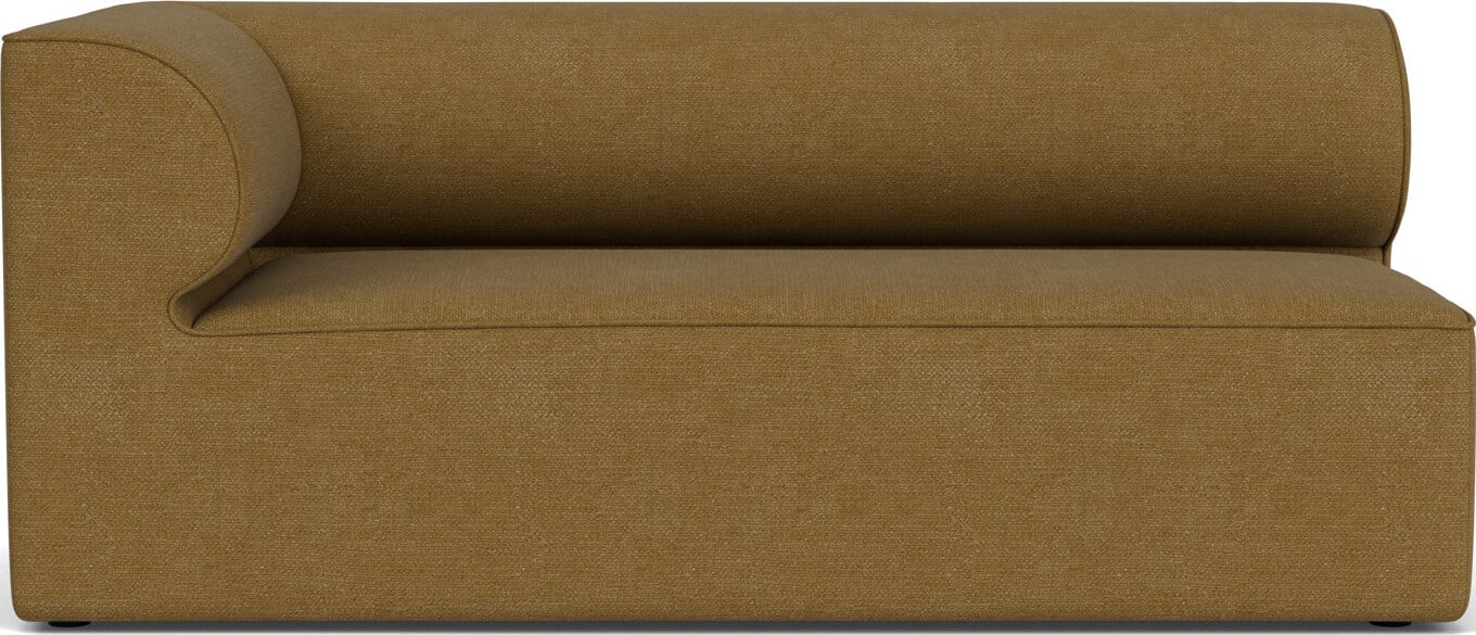 Narożnik lewostronny sofy modułowej Eave Bouclé 86 x 172 cm brązowy