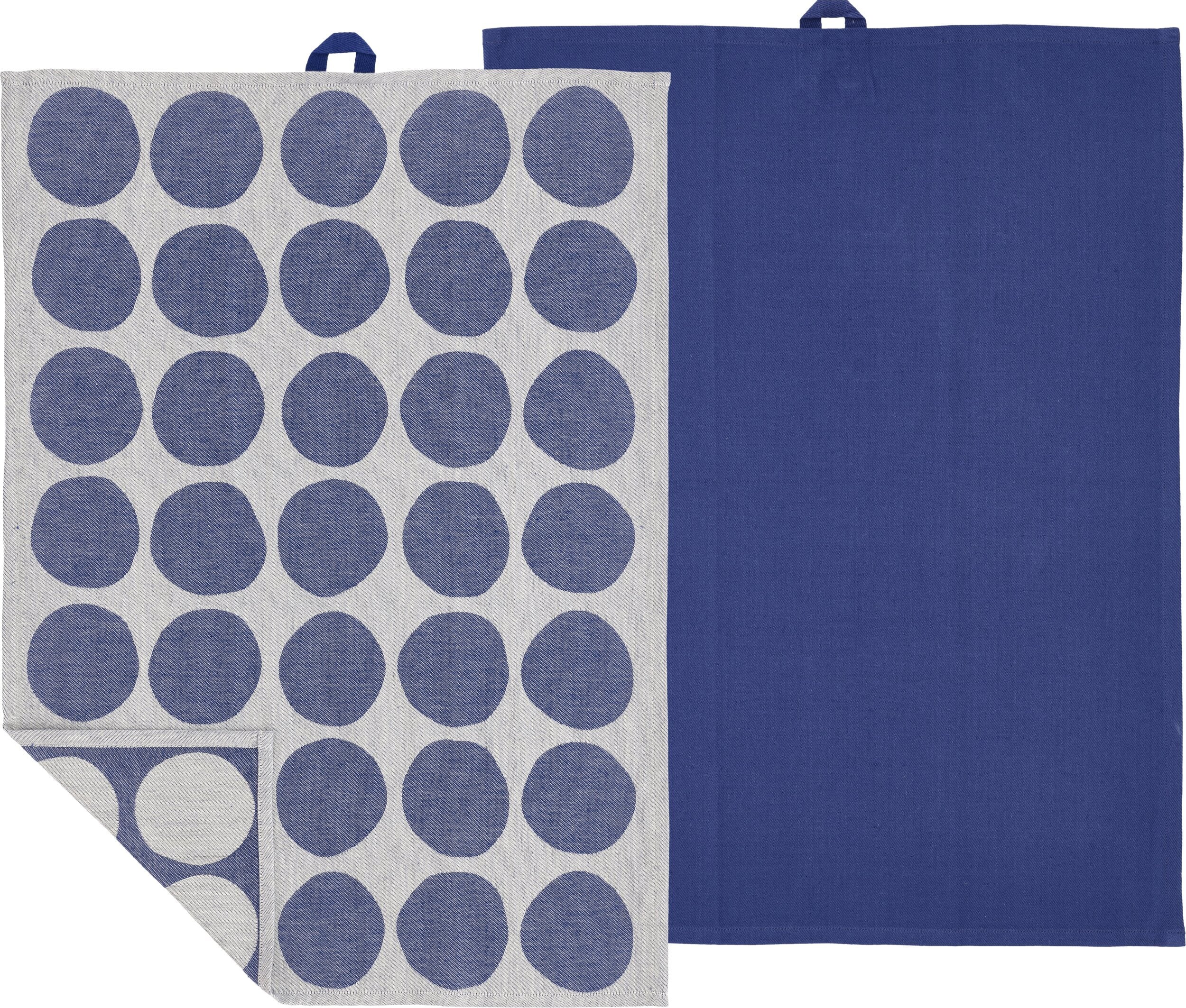 Ścierki kuchenne Bubbles 50 x 70 cm niebieskie 2 szt.